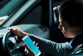 mobile use while driving